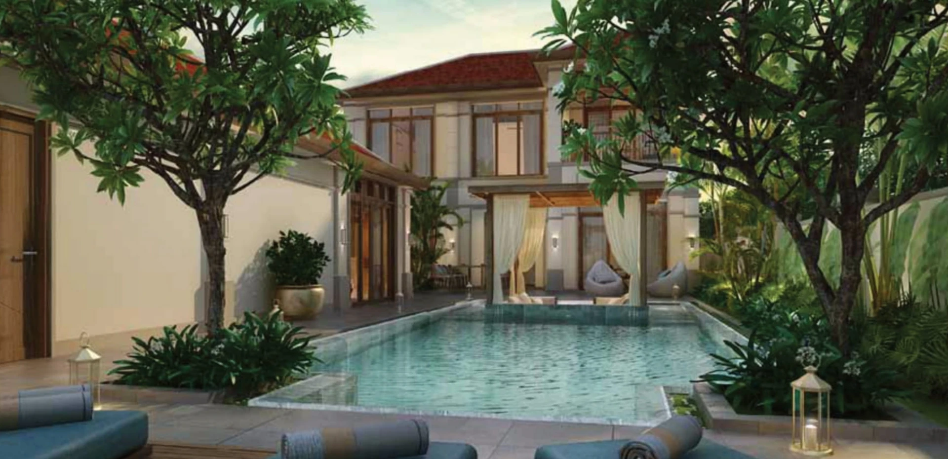 Hình ảnh phối cảnh biệt thự 4 phòng ngủ tại dự án Fusion Resort & Villas Đà Nẵng