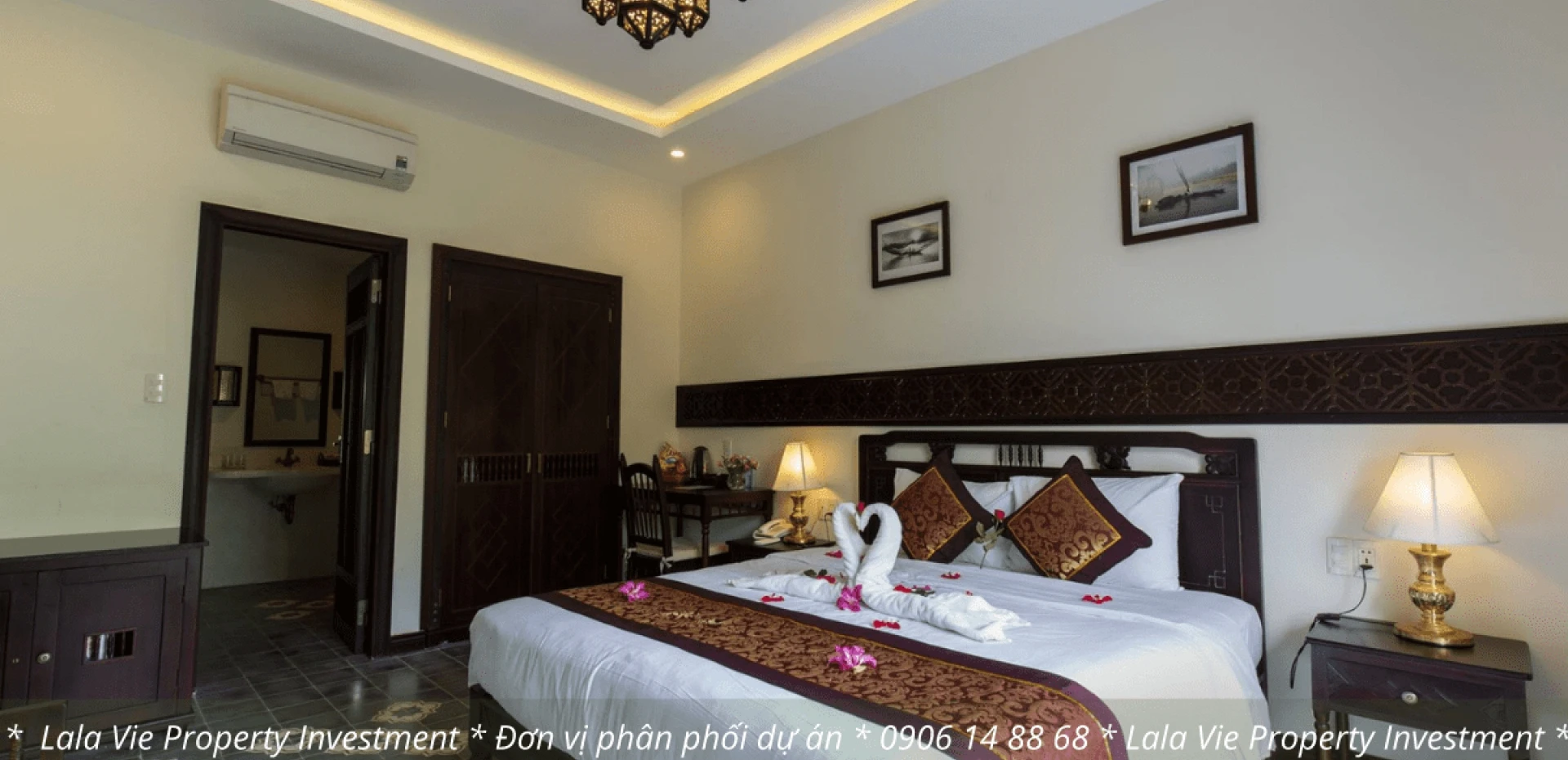 Khu vực hồ bơi tại khu nghỉ dưỡng mini Hoi An Village Villas