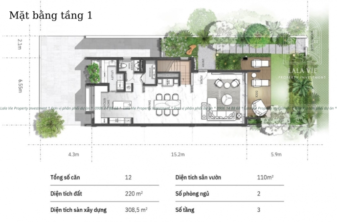 Mặt bằng tầng 1