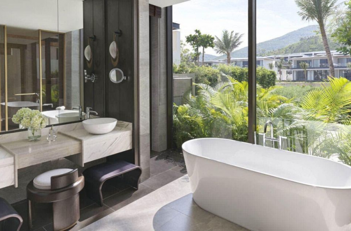 Cây xanh bao phủ để đảm bảo được sự riêng tư cho các chủ sở hữu
