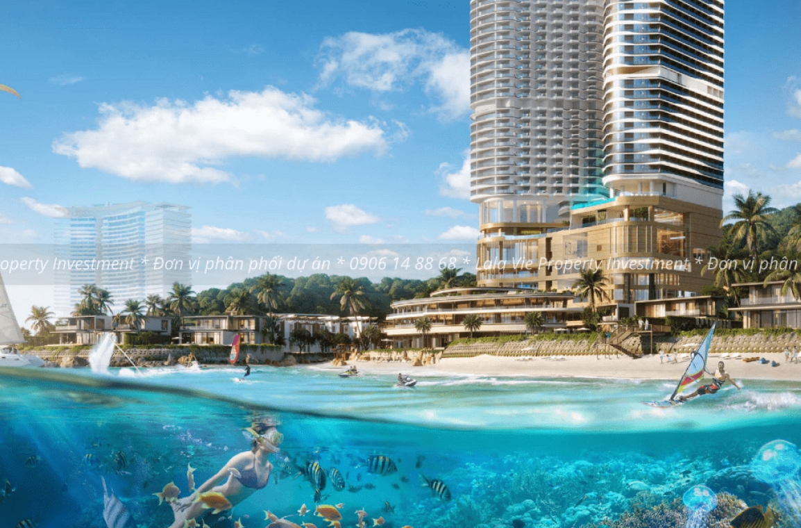 Công viên Vạn San Đảo ngay trước thềm căn hộ Melia Nha Trang