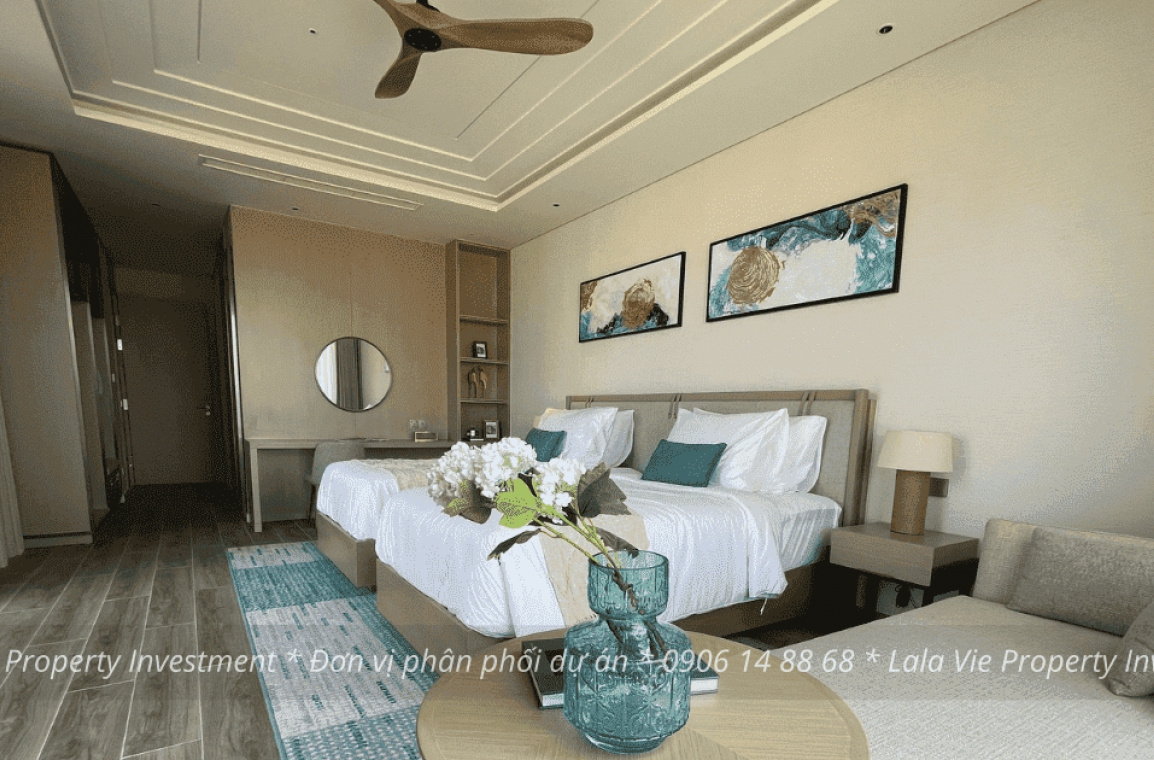 Hình ảnh thực tế phòng ngủ biệt thự The Hill Vĩnh Hội
