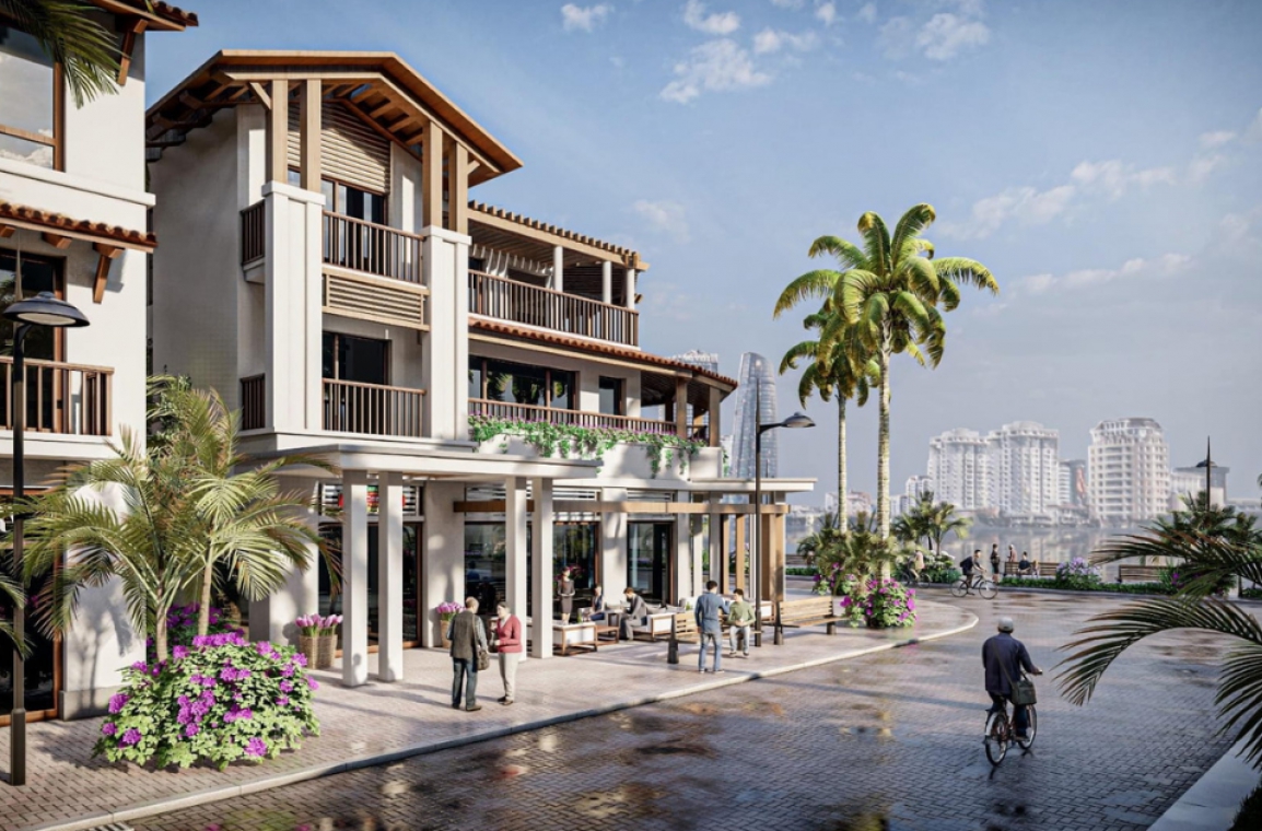 Phối cảnh biệt thự đơn lập tại dự án Sun Riva Vista