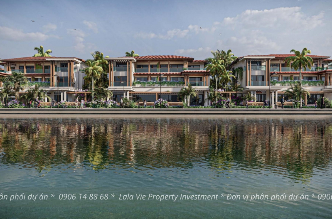 Phối cảnh biệt thự song lập tại dự án Sun Riva Vista