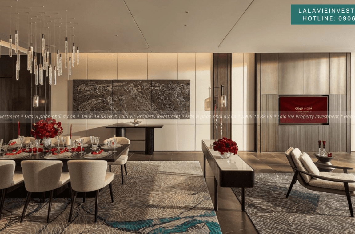 Phối cảnh dinh thự The Coral Artistry tại dự án Gran Melia Nha Trang