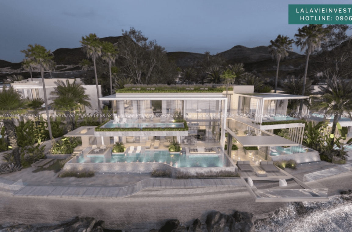Phối cảnh dinh thự The Coral thuộc dự án Gran Melia Nha Trang