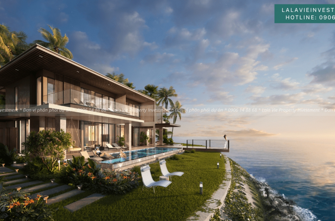 Phối cảnh dinh thự The Coral thuộc dự án Gran Melia Nha Trang