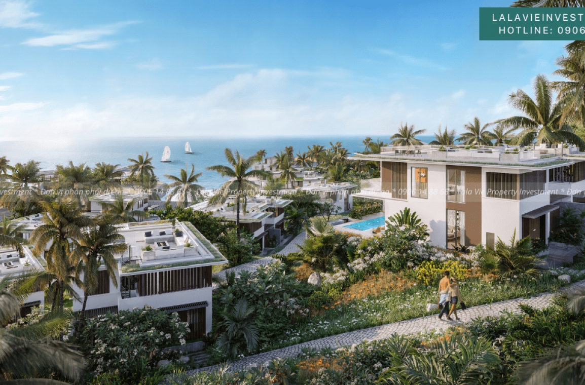 Phối cảnh khu dinh thự Signature tại dự án Gran Melia Nha Trang