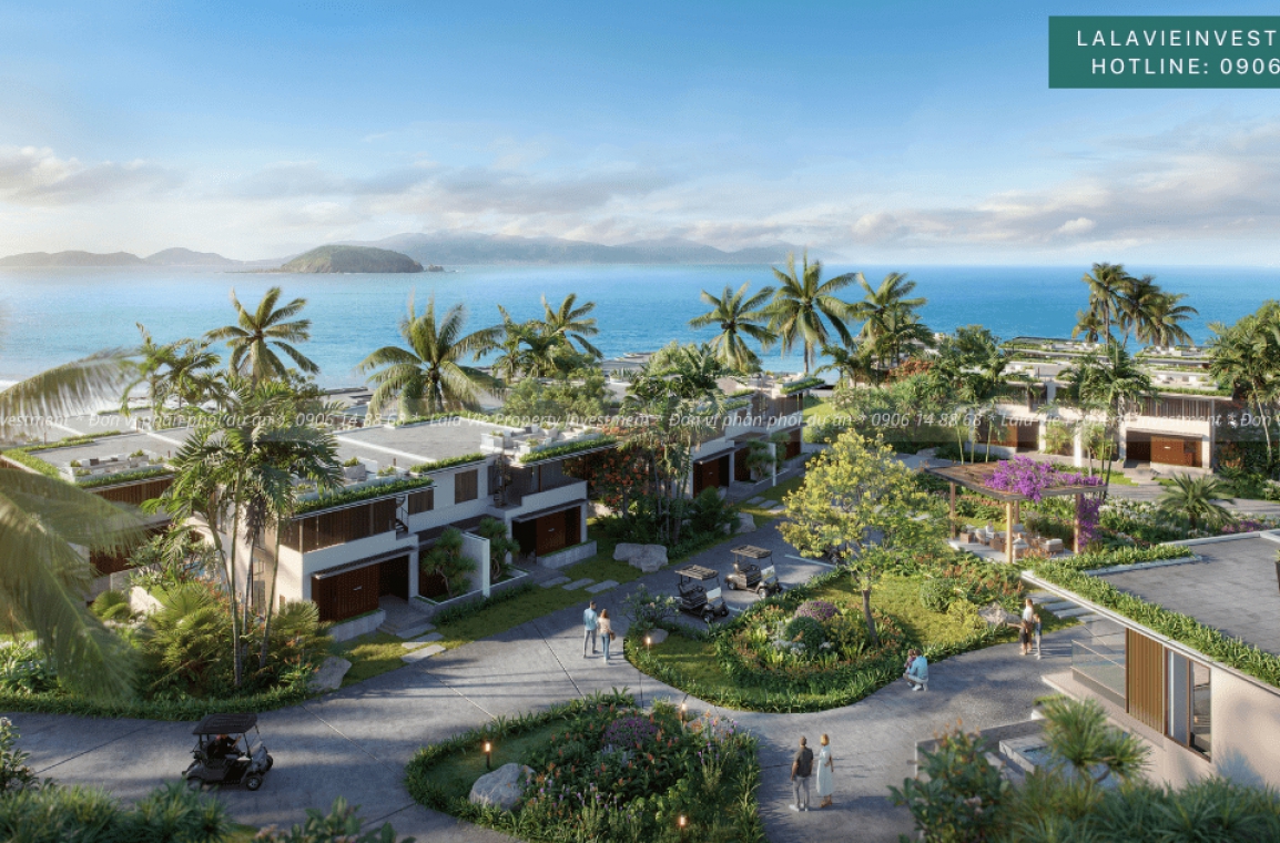 Phối cảnh khu dinh thự Signature tại dự án Gran Melia Nha Trang