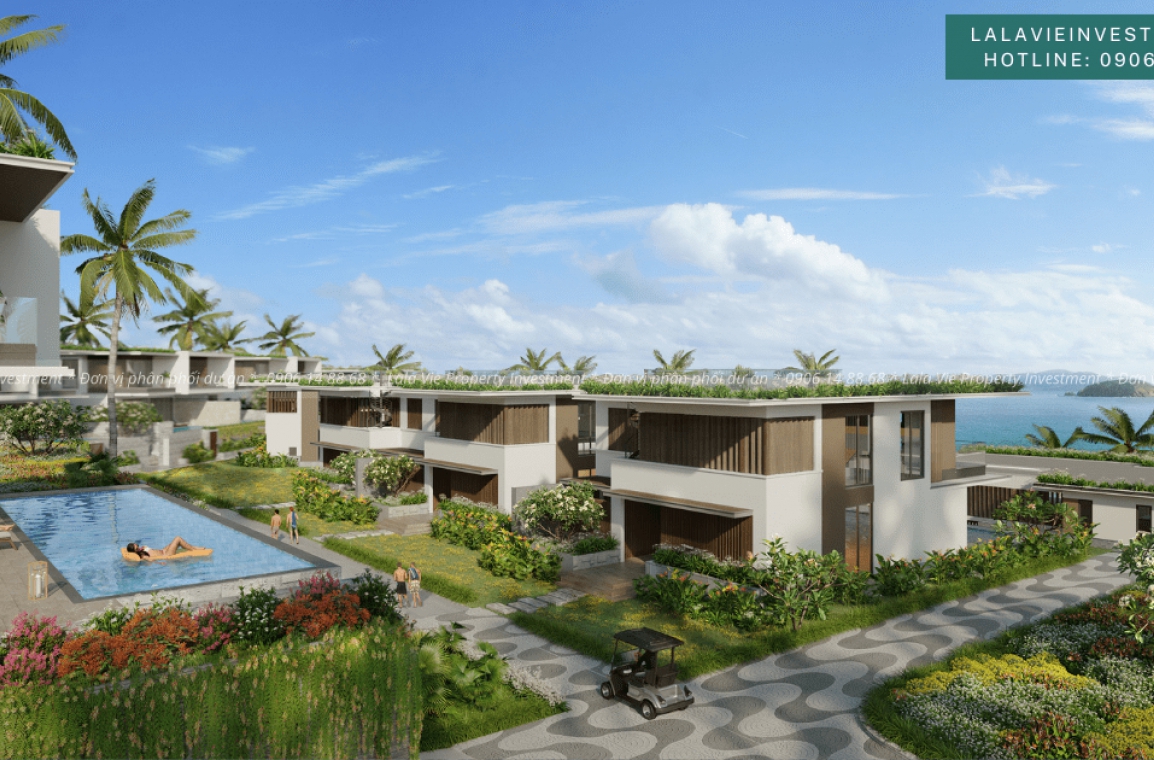 Phối cảnh khu dinh thự Signature tại dự án Gran Melia Nha Trang
