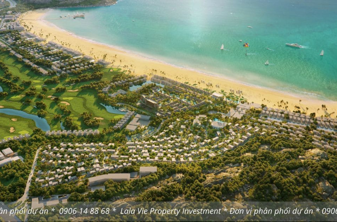 Phối cảnh mặt bằng dự án The Hill Villas Vĩnh Hội Quy Nhơn