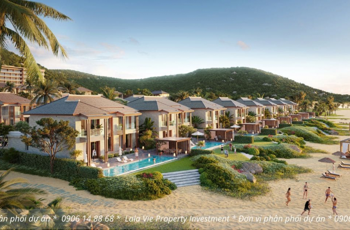 Phối cảnh những căn biệt thự hướng biển tại The Hill Villas Vĩnh Hội Quy Nhơn