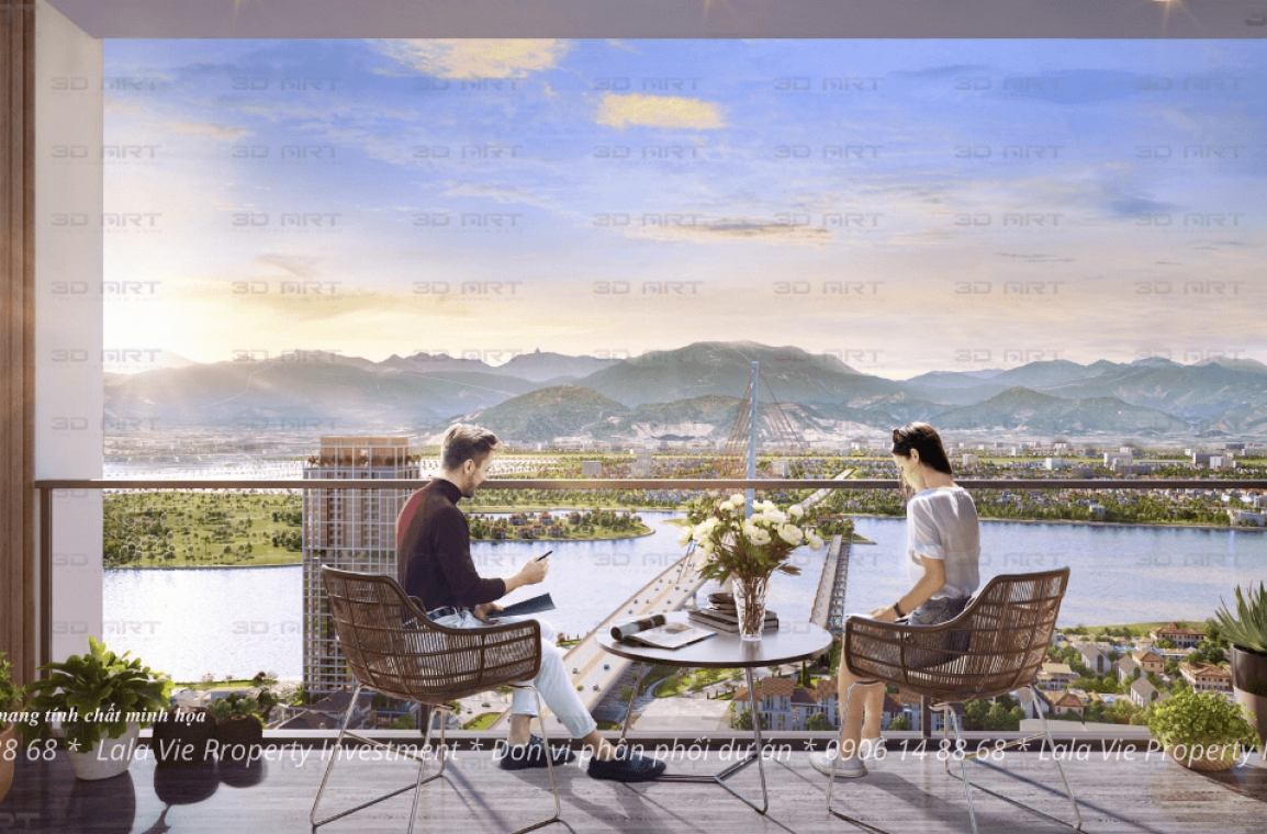 Phối cảnh tầm nhìn của tòa cao tầng The Panoma