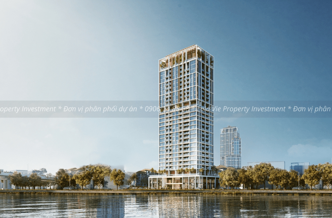 Phối cảnh tòa tháp 1 tại dự án Sun Cosmo Residence Da Nang