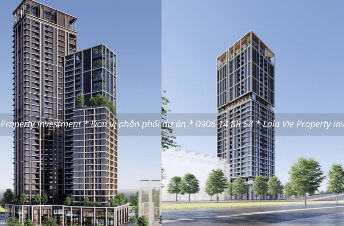 Phối cảnh tòa tháp 1 tại dự án Sun Cosmo Residence Da Nang