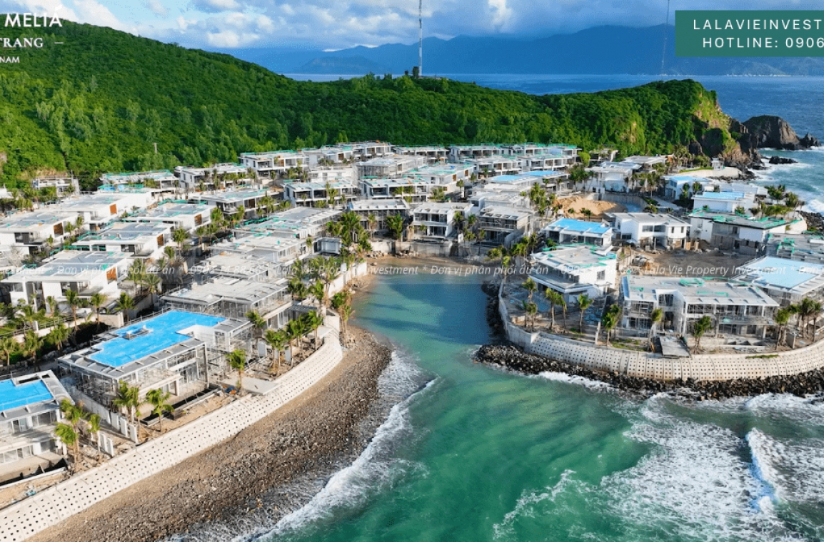 Thực tế các dinh thự The Coral và Aqua Bay thuộc dự án Gran Melia Nha Trang
