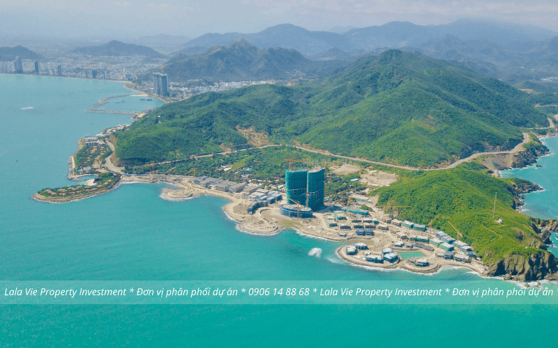 Tiến độ xây dựng dự án Gran Melia Nha Trang tháng 1 năm 2022