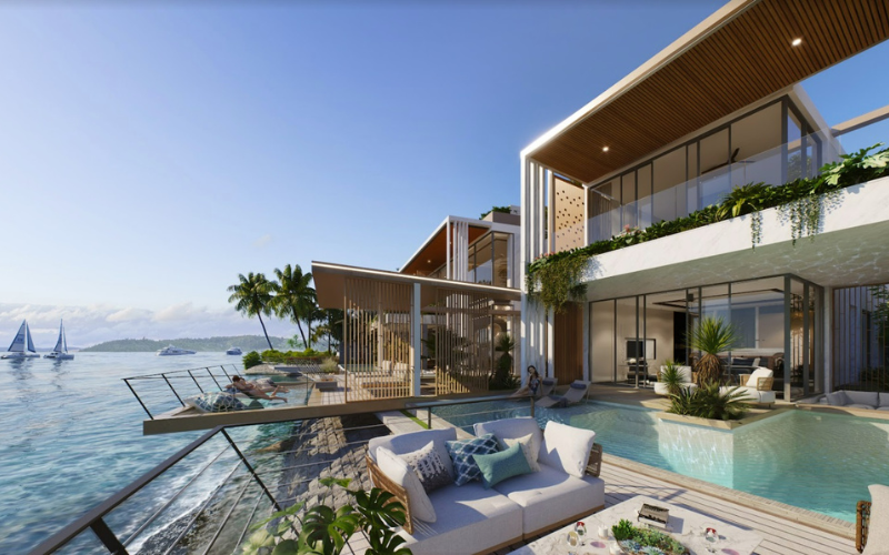 Dinh thự The Coral tại dự án Gran Melia Nha Trang sở hữu tầm nhìn tuyệt mỹ ôm trọn cả biển trời mênh mông