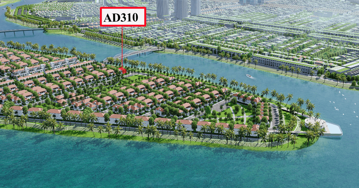 Vị trí của căn biệt thự Sunneva Island Đà Nẵng