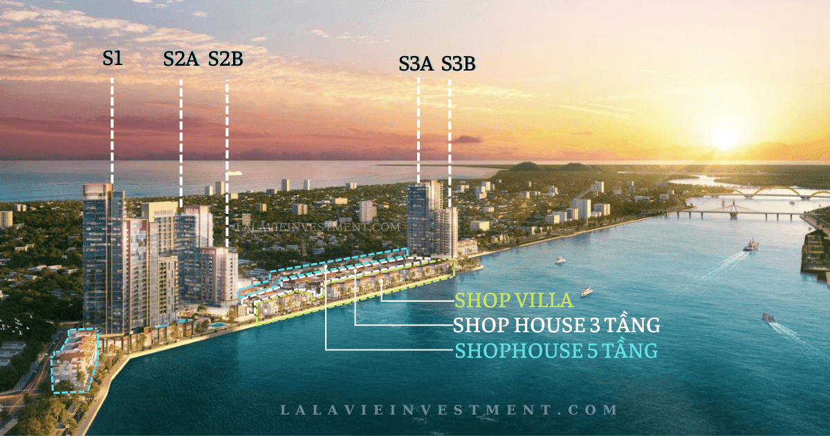 Tổng thể mặt bằng dự án Sun Riva vIsta
