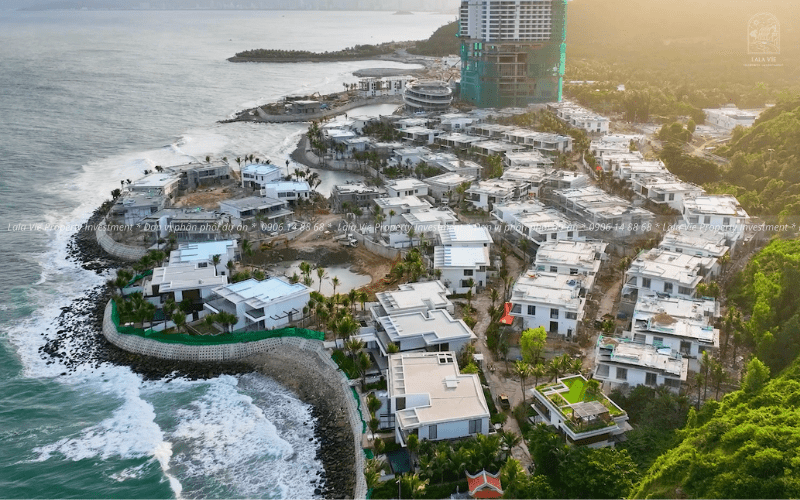 Cận cảnh độ cao giật cấp của dự án Gran Melia Nha Trang