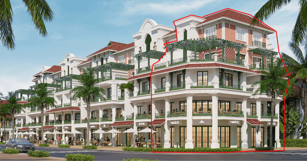 Cận cảnh căn town house tại dự án Sunneva Island Đà Nẵng