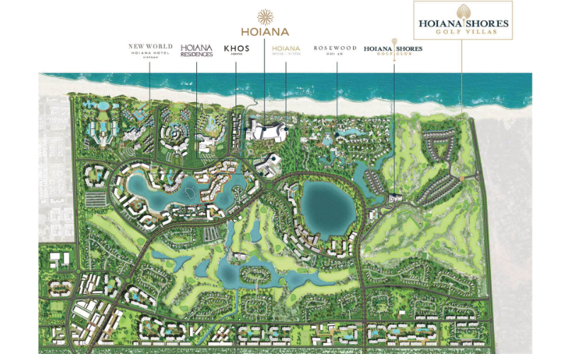 Vị trí dự án căn hộ hoiana residences