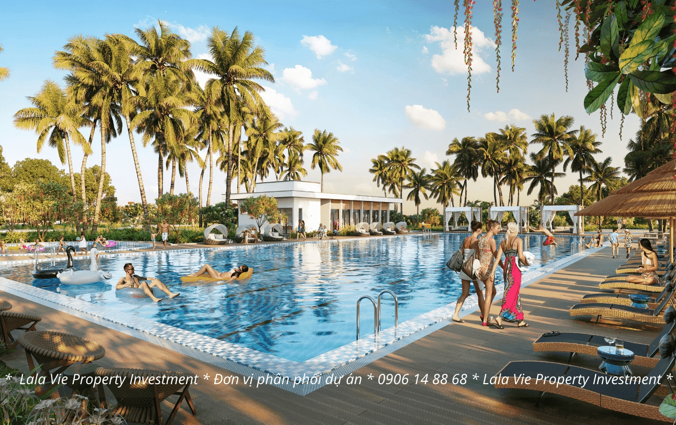 Hồ bơi tại công viên thể thao