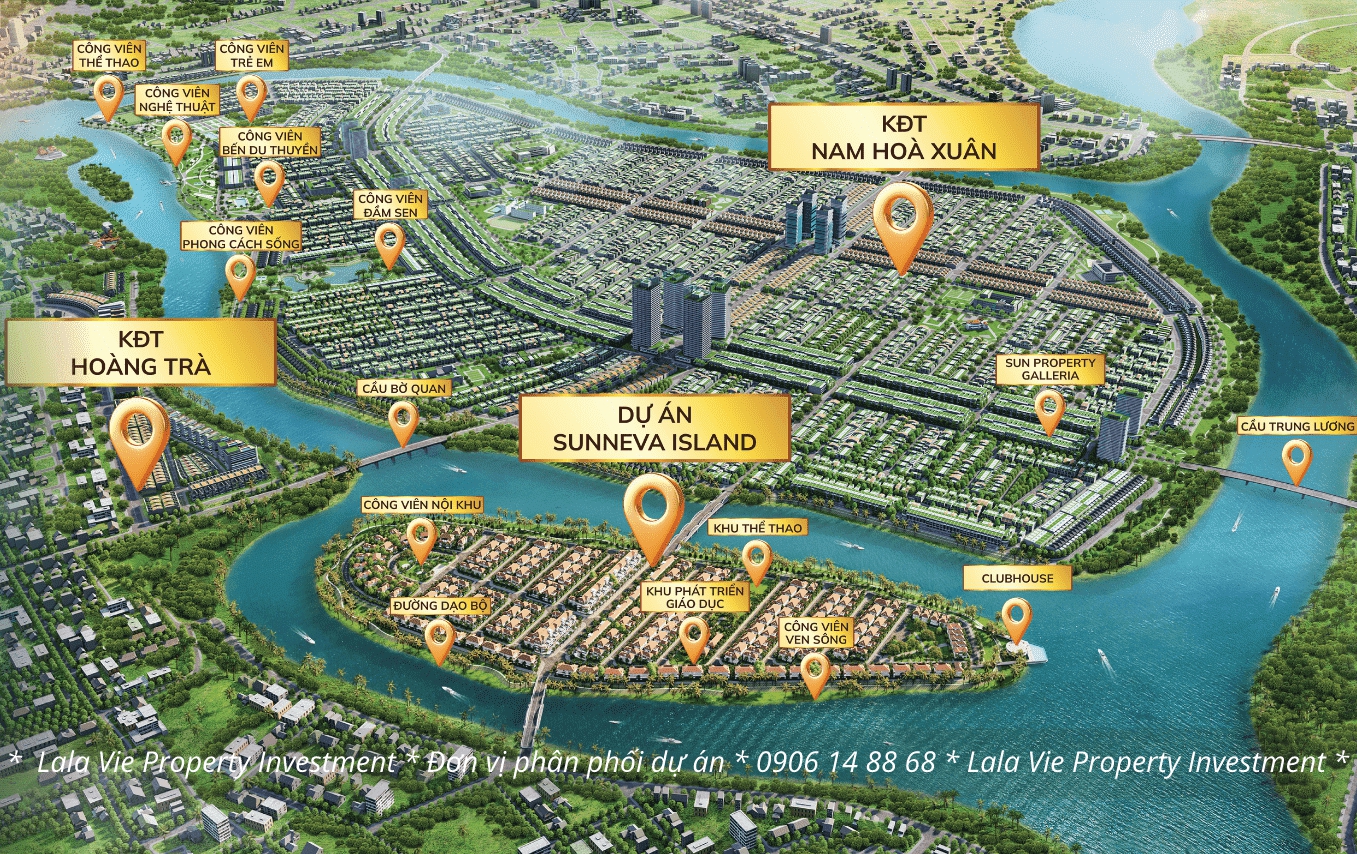 Mặt bằng tiện ích dự án Sun Riverpolis